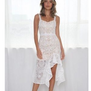 Trinity dress in ivory/nude size medium